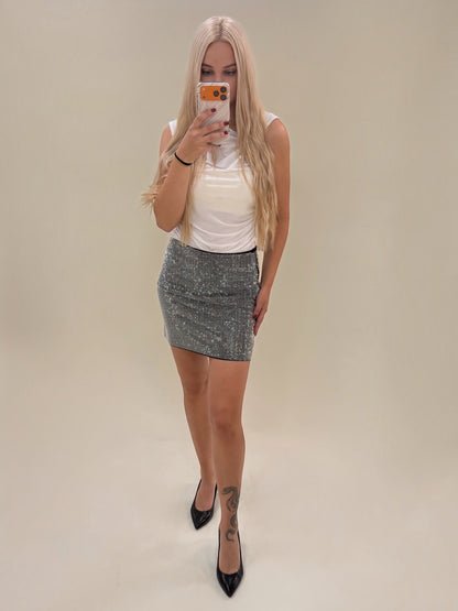 Blizgus mini sijonas